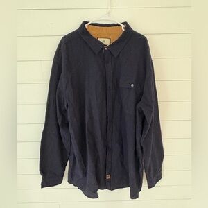 Legendary Whitetails Buck Camp Lightweight Navy Chamois Shirt 3XT‎